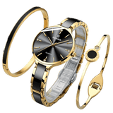 Montre Femme Céramique Cristal Saphir Étanche - Acier 33mm Luxe – Montres | lasanderss.store