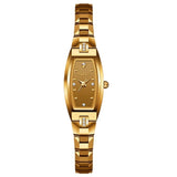 Montre Femme Rectangulaire Acier Tungstène Quartz - 15mm Or Rose – Montres | lasanderss.store