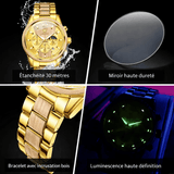 Montre Homme Bois Massif Chronographe Quartz - Phases de Lune Business Luxe – | lasanderss.store