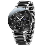 Montre Homme Chronographe Quartz bracelet céramique – Montres | lasanderss.store