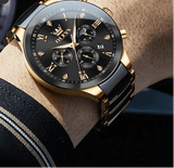 Montre Homme Chronographe Quartz bracelet céramique – Montres | lasanderss.store