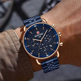 Montre hommes et femmes chronographe en acier inoxydable – | lasanderss.store