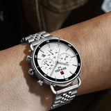 Montre hommes et femmes chronographe en acier inoxydable – | lasanderss.store