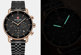 Montre hommes et femmes chronographe en acier inoxydable – | lasanderss.store