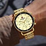 Montre hommes et femmes chronographe en acier inoxydable – | lasanderss.store