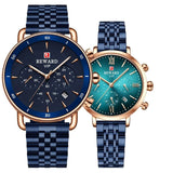 Montre hommes et femmes chronographe en acier inoxydable – | lasanderss.store