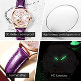 Montre mécanique Bracelet en cuir 3pcs – | lasanderss.store