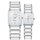 Montre pour amoureux montre Carré céramique – | lasanderss.store