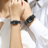 Montre pour amoureux montre Carré céramique – | lasanderss.store