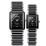 Montre pour amoureux montre Carré céramique – | lasanderss.store