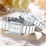 Montre pour amoureux montre Carré céramique – | lasanderss.store