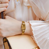 Montres à Quartz en acier tungstène Design élégant pour femmes – coffret bijoux | lasanderss.store