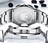 Montres Couple Acier Tungstène Quartz Étanche - Homme 37mm Femme 26mm – Montres | lasanderss.store