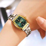 Montres Couple Carrées Acier Quartz Étanche Date Semaine – | lasanderss.store
