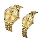 Montres couple premium – Quartz, lunette zircon, étanchéité, affichage date/semaine, luminosité nocturne – | lasanderss.store