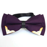Nœud Papillon Métal Scintillant Britannique Pré - Attaché - Polyester – Nœuds Papillon | lasanderss.store