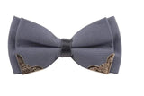 Nœud Papillon Métal Scintillant Britannique Pré - Attaché - Polyester – Nœuds Papillon | lasanderss.store