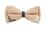 Nœud Papillon Métal Scintillant Britannique Pré - Attaché - Polyester – Nœuds Papillon | lasanderss.store