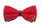 Nœud Papillon Métal Scintillant Britannique Pré - Attaché - Polyester – Nœuds Papillon | lasanderss.store