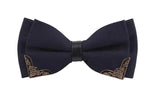 Nœud Papillon Métal Scintillant Britannique Pré - Attaché - Polyester – Nœuds Papillon | lasanderss.store