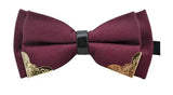 Nœud Papillon Métal Scintillant Britannique Pré - Attaché - Polyester – Nœuds Papillon | lasanderss.store
