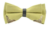 Nœud Papillon Métal Scintillant Britannique Pré - Attaché - Polyester – Nœuds Papillon | lasanderss.store
