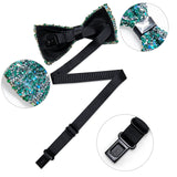 Nœud Papillon Paillettes Doré Pré - Noué - Luxe Cristal Brillant Mariage – Nœuds Papillon | lasanderss.store