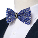 Nœud Papillon Paillettes Doré Pré - Noué - Luxe Cristal Brillant Mariage – Nœuds Papillon | lasanderss.store