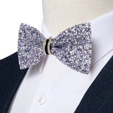 Nœud Papillon Paillettes Doré Pré - Noué - Luxe Cristal Brillant Mariage – Nœuds Papillon | lasanderss.store