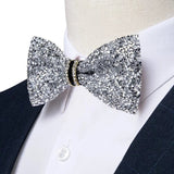 Nœud Papillon Paillettes Doré Pré - Noué - Luxe Cristal Brillant Mariage – Nœuds Papillon | lasanderss.store