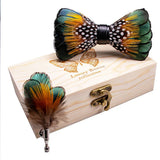 Nœud Papillon Plumes Artisanal - Accessoire Élégant Unique Homme Femme – Accessoires | lasanderss.store