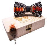 Nœud Papillon Plumes Artisanal - Accessoire Élégant Unique Homme Femme – Accessoires | lasanderss.store