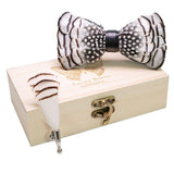 Nœud Papillon Plumes Artisanal - Accessoire Élégant Unique Homme Femme – Accessoires | lasanderss.store