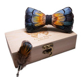 Nœud Papillon Plumes Artisanal - Accessoire Élégant Unique Homme Femme – Accessoires | lasanderss.store