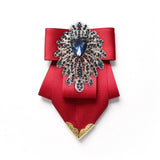 Nœud Papillon Strass Bleus Zircon Britannique Fait Main - Polyester – Nœuds Papillon | lasanderss.store