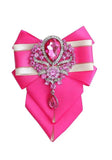 Nœud Papillon Strass Britannique Broche Pochette - Polyester Luxe – Nœuds Papillon | lasanderss.store