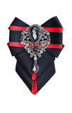Nœud Papillon Strass Britannique Broche Pochette - Polyester Luxe – Nœuds Papillon | lasanderss.store