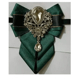 Nœud Papillon Strass Britannique Broche Pochette - Polyester Luxe – Nœuds Papillon | lasanderss.store