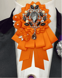 Nœud Papillon Strass Fleurs Original Fait Main - Polyester Luxe – Nœuds Papillon | lasanderss.store