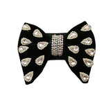 Nœud Papillon Velours Cachemire Strass Fait Main - Bijoux Luxe – Nœuds Papillon | lasanderss.store