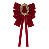 Nœud Papillon Velours Strass Vintage Unisexe - Broche 12x20cm – Broches | lasanderss.store