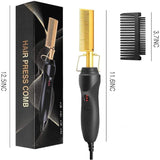 Peigne chauffant pour lisser les cheveux ou perruque – | lasanderss.store