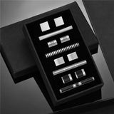Set 8 Pièces Pinces Cravate Boutons Manchette - Boîte Cadeau Luxe – Accessoires | lasanderss.store