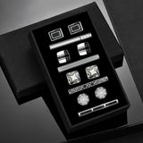 Set 8 Pièces Pinces Cravate Boutons Manchette - Boîte Cadeau Luxe – Accessoires | lasanderss.store
