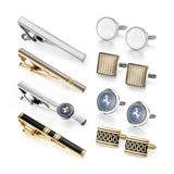 Set 8 Pièces Pinces Cravate Boutons Manchette - Boîte Cadeau Luxe – Accessoires | lasanderss.store