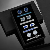 Set 8 Pièces Pinces Cravate Boutons Manchette - Boîte Cadeau Luxe – Accessoires | lasanderss.store