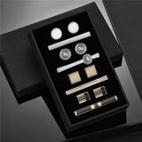 Set 8 Pièces Pinces Cravate Boutons Manchette - Boîte Cadeau Luxe – Accessoires | lasanderss.store