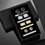 Set 8 Pièces Pinces Cravate Boutons Manchette - Boîte Cadeau Luxe – Accessoires | lasanderss.store