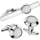 Set Boutons Manchette Pince Cravate Initiales A - Z - Cuivre Personnalisé – Accessoires | lasanderss.store