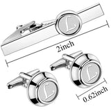 Set Boutons Manchette Pince Cravate Initiales A - Z - Cuivre Personnalisé – Accessoires | lasanderss.store
